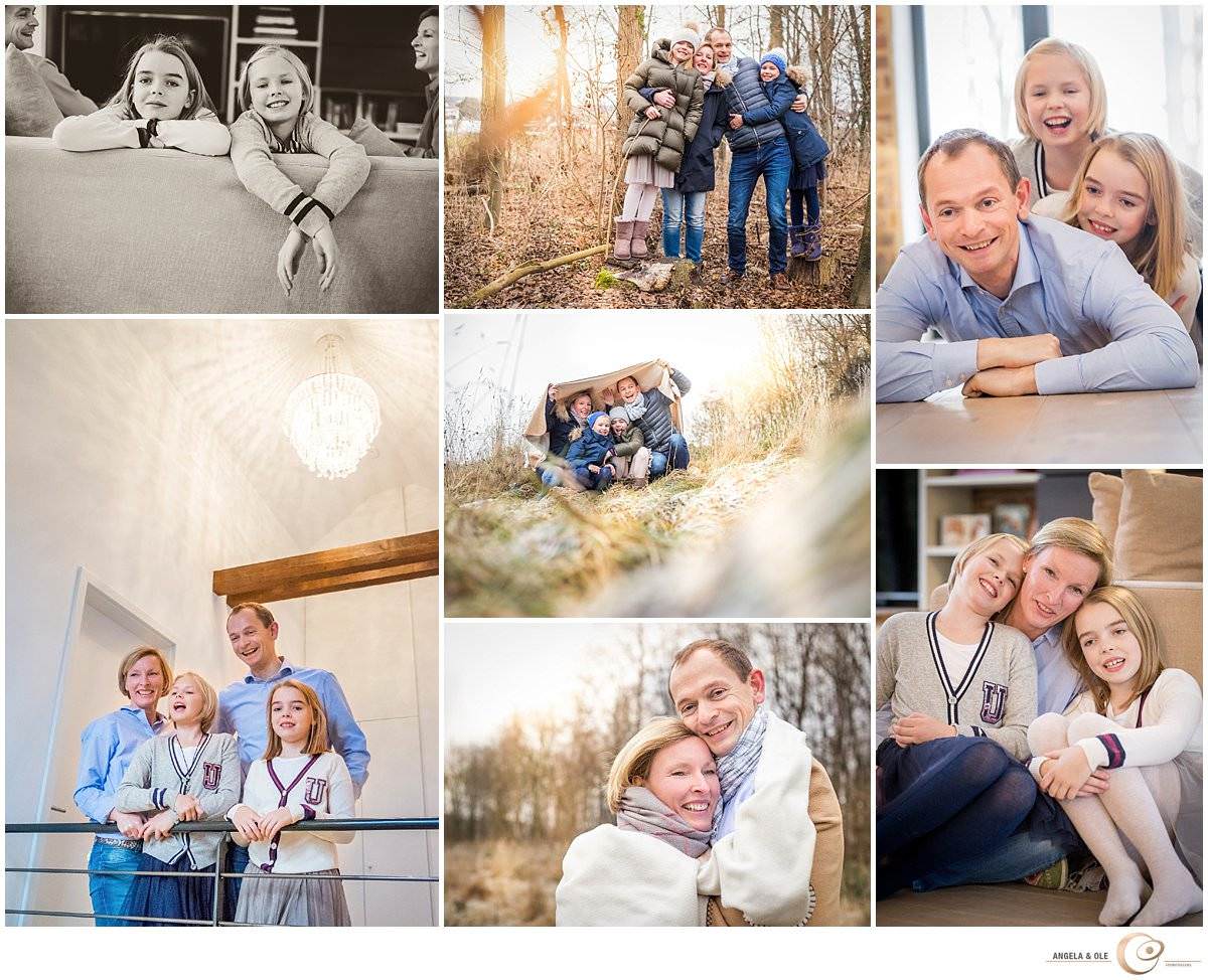 Portraitfotografie winterliche Familienfotos